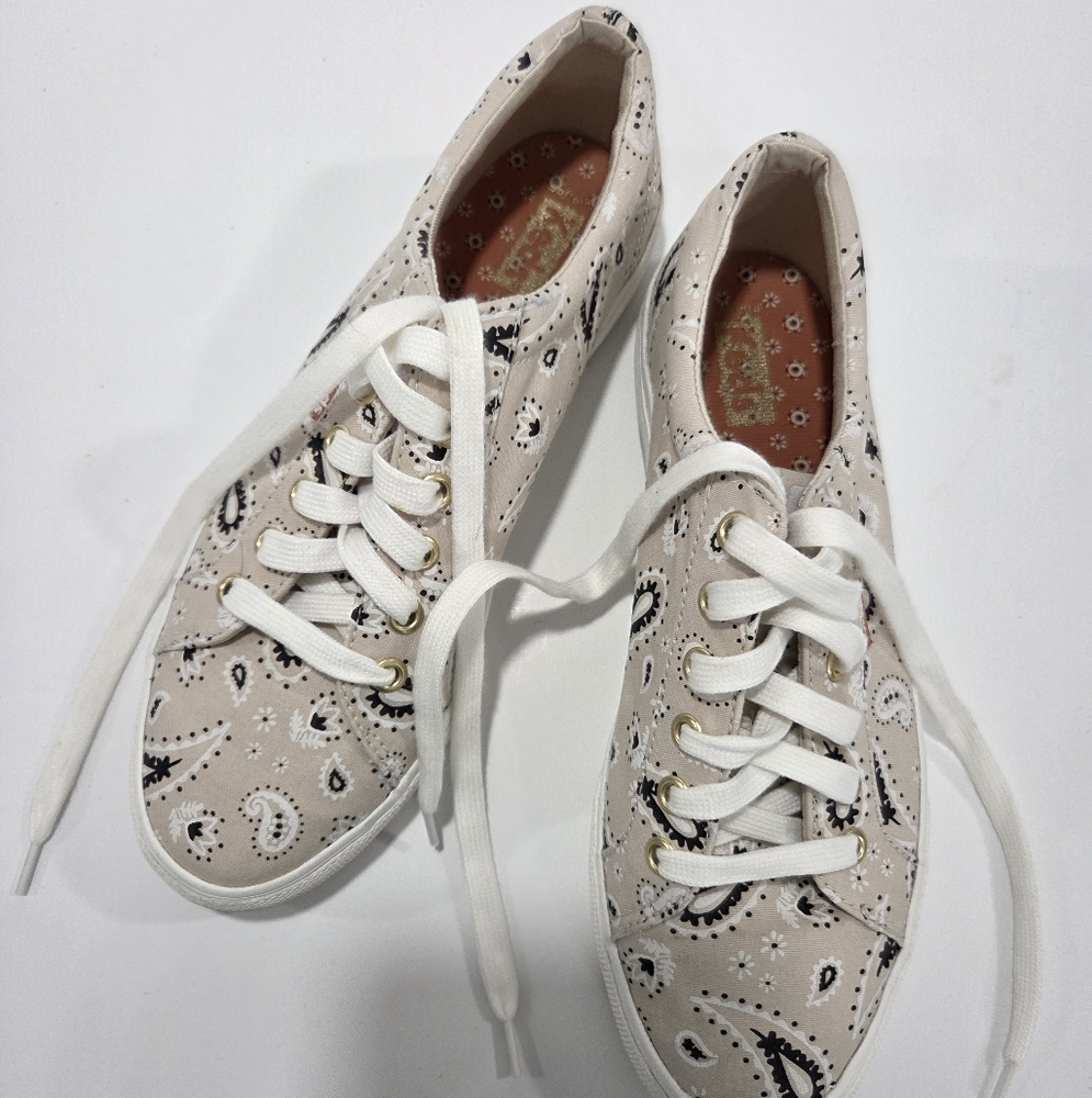 Paisley Print Women's Ked's Sneakers